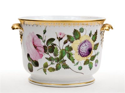 Lot 1632 - Wedgwood Porcelain Botanical Wine Cooler Early...
