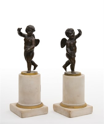 Lot 1460 - Pair of Louis XVI Style Gilt and...