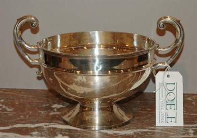 Lot 4307 - Victorian Silver Two-Handle Bowl Approximately...