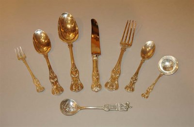 Lot 4328 - Dominick & Haff Sterling Silver Flatware...