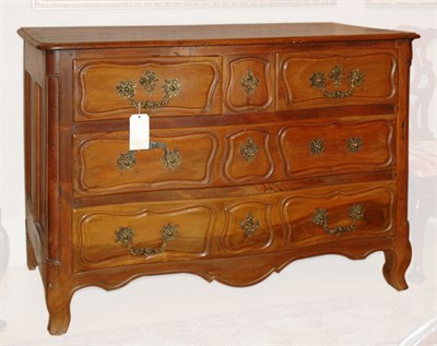 Lot 1090 - Provincial Louis XV Walnut Commode 18th...