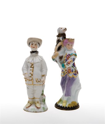 Lot 1664 - Meissen Porcelain Scent Bottle and Stopper...