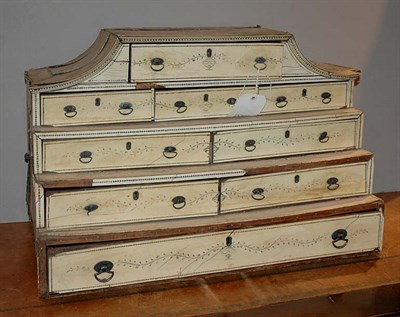 Lot 1190 - Anglo Indian Ivory Table Chest of Drawers 19th...