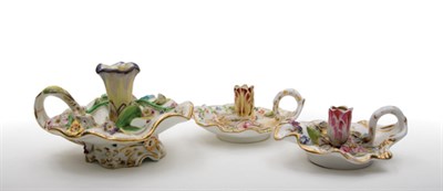 Lot 1572A - Group of English Porcelain Chamber...