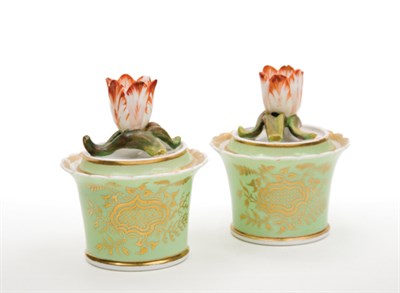 Lot 1576 - Pair of Chamberlain's Worcester Porcelain...