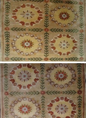 Lot 545 - Pair of Indo-Savonnerie Rugs India,...