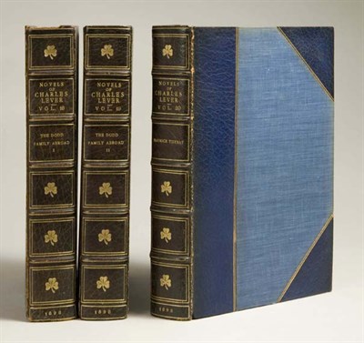Lot 1237 - [BINDINGS] LEVER, CHARLES. The Novels of...