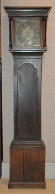 Lot 1137 - Provincial George III Oak Tall Case Clock John...