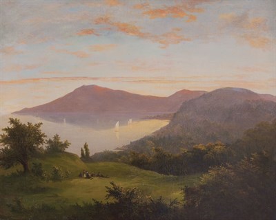 Lot 3018 - American School 19th Century Picnic in the...
