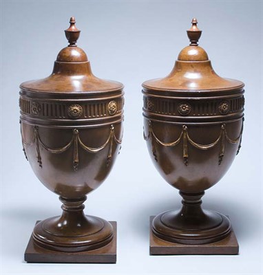Lot 424 - Pair of Neoclassical Style Urn-form Knife...