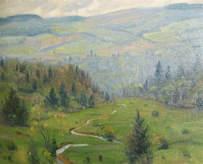 Lot 1007 - Fred Barnes American, 20th Century Meadow with...