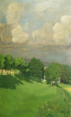 Lot 1028 - Danish School 20th Century Sunlit Landscape,...