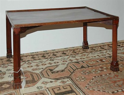 Lot 1174 - George III Style Mahogany Low Table Height 15...