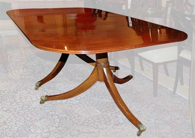 Lot 482 - George III Style Mahogany Double Pedestal...