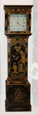 Lot 472 - George III Style Chinoiserie Decorated Tall...