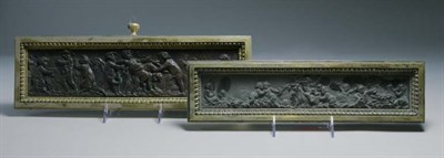Lot 1371 - Two Louis XVI Gilt and Patinated-Bronze...