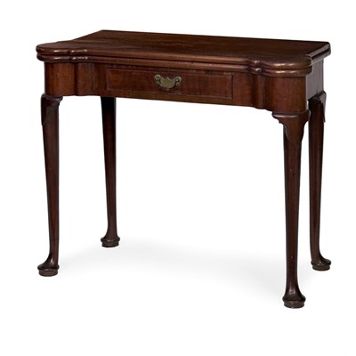 Lot 228 - George II Walnut Fold-Over Game Table Mid 18th...