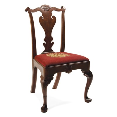 Lot 201 - Chippendale Walnut Side Chair Philadelphia,...