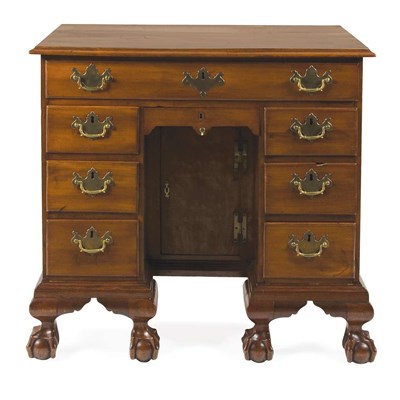 Lot 195 - Chippendale Mahogany Kneehole Desk New York,...