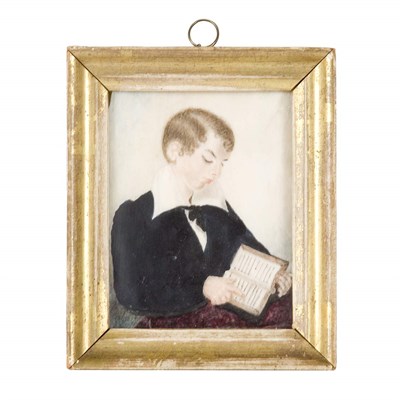 Lot 209 - Anglo-American Portrait Miniature on Ivory...