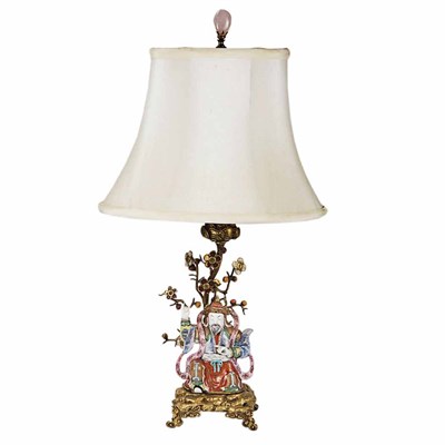 Lot 472 - Louis XV Style Gilt-Bronze Mounted Chinese...