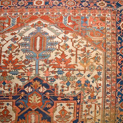 Lot 608 - Heriz Carpet Northwest Persia, last quarter of...