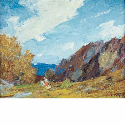 Lot 157 - Edward Henry Potthast American, 1857-1927...