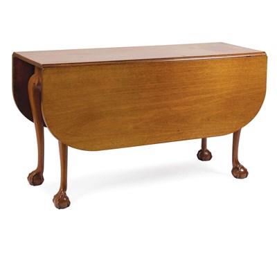Lot 200 - Chippendale Mahogany Drop-Leaf Table Raised on...