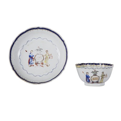 Lot 219 - Chinese Export Cobalt and Gilt Decorated...
