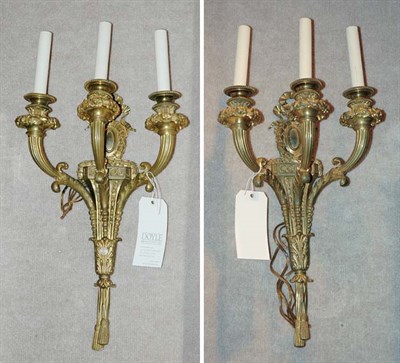 Lot 402 - Pair of Neoclassical Style Gilt-Metal...