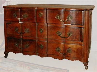 Lot 1167A - Provincial Louis XV Walnut Commode 18th...