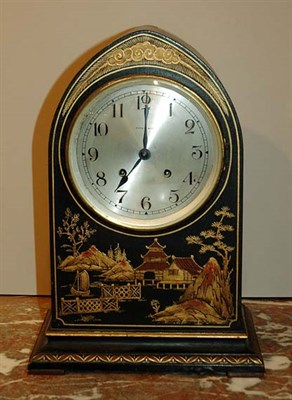 Lot 4226 - Waltham Chinoiserie Decorated Lacquered Clock...