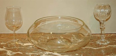 Lot 4279 - Miscellaneous Group of Six Glass Table...