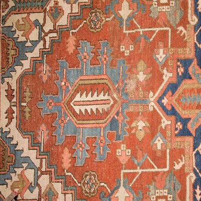 Lot 471 - Heriz Carpet Northwest Persia, circa 1900 The...