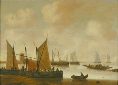Lot 1069 - Attributed to Hendrik-Jacobsz Dubbels A Calm...
