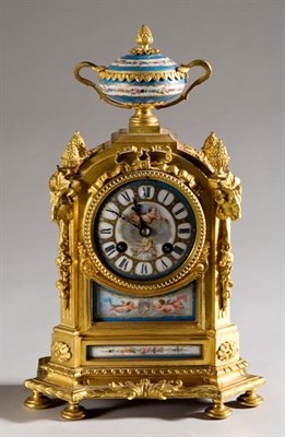 Lot 3669 - Louis XVI Style Porcelain Mounted Gilt-Metal...