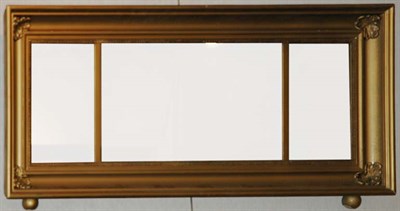 Lot 4165 - Neoclassical Style Painted Overmantel Mirror...