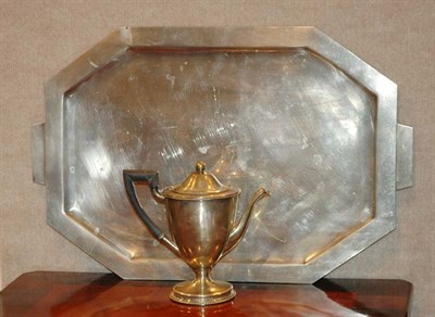 Lot 286A - Portuguese Silver Tray; Together with...