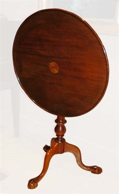 Lot 4410 - George III Style Mahogany Tilt-Top Tripod...