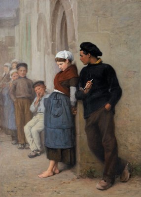 Lot 2035 - Eugene Feyen French, 1826-1895 Trying His Luck...