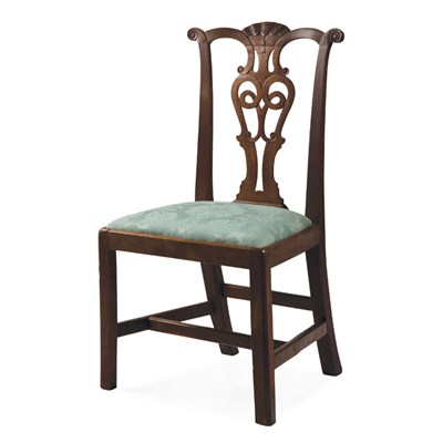 Lot 536 - George III Mahogany Side Chair Third quarter...