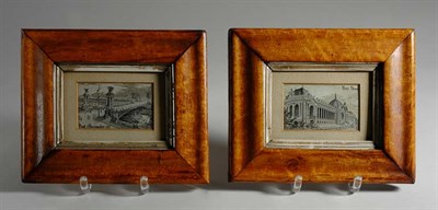 Lot 4778 - Pair of French Architectural Pictures Each 2...