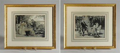Lot 4785 - Two Stevensgraph Silk Woven Pictures of Family...