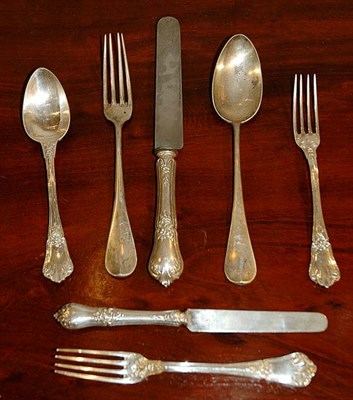 Lot 329 - Froment Meurice Silver Flatware Service;...