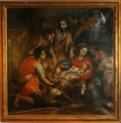 Lot 1021A - Central Italian School 18th Century Adoration...