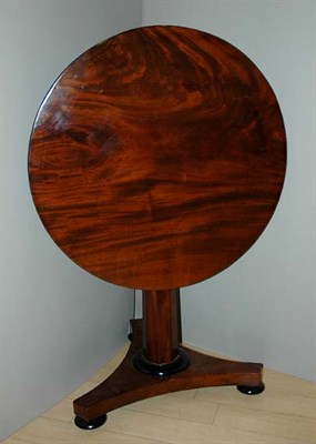 Lot 430 - William IV Ebony Edged Mahogany Tilt-Top...