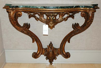 Lot 204 - Neoclassical Style Marble Top Painted Wood...