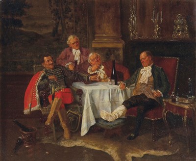 Lot 2019 - Albert Joseph Franke German, 1860-1924 Dulling...