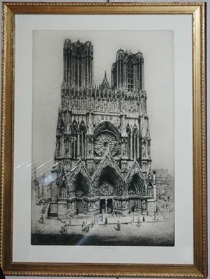 Lot 111 - V. Randolph [WEST FACADE OF RHEIMS CATHEDRAL]...