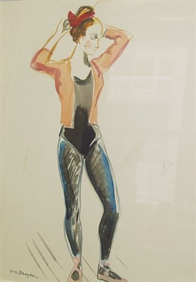 Lot 12 - Yves Breyer French, 1907-1990 Dancer Fixing...